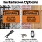 Signmission Back In Or Pull Out On Green Only OSHA Warning Sign, Plastic, 10in W x 7in L, 2PK OS-2PACK-WS-P-710-L-12468 - alternate 3